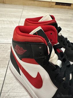 Air Jordan 1 Mid Gym Red Black White - 10