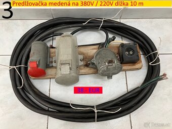 Predlžovačka medená na 380 V - 10