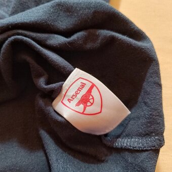 Arsenal FC official product futbalové čierne tričko XL - 10