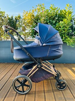Cybex priam rose gold, midnight blue - 10