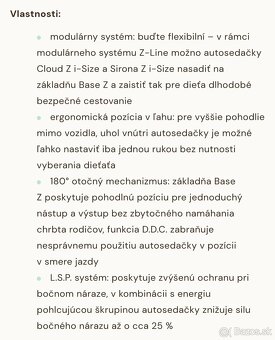 Vajíčko Cybex Cloud Z i-Size 13kg + Cybex Sirona Z i-Size - 10