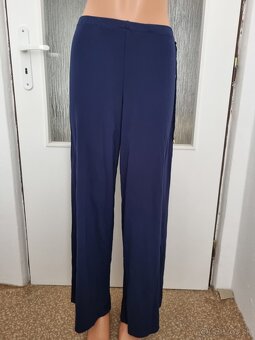 tmavomodré moderné široké nohavice Ralph Lauren L - 10