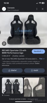 predam recaro sportster cs - 10