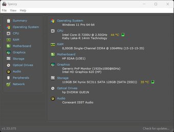 HP Probook 650 G3 /Intel Core i5-7200U/8GB RAM/128GB SSD/_2 - 10