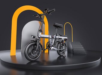 Predám skladací elektro bicykel - 10