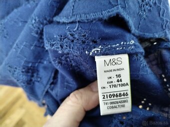 bavlnena sukňa modrá M&S - 10