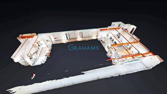 3D, prenájom, kanc. priest 61 m2, sklad 123 m2, Šustekova ul - 10