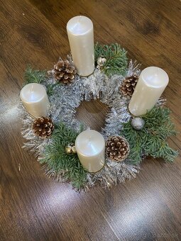 Adventný veniec, veniec na dvere - 10
