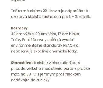 Skolska taska Frii of Norway - 10