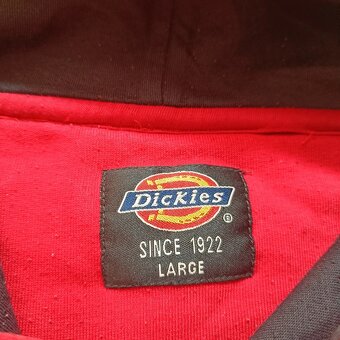 Dickies červená mikina s kapucňou s potlačou L - 10