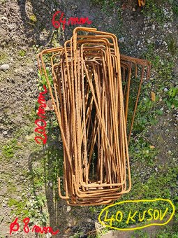 Predám betonársku oceľ-roxory a strmene - 10