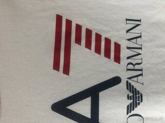 EMPORIO ARMANI white pánske tricko L - 10