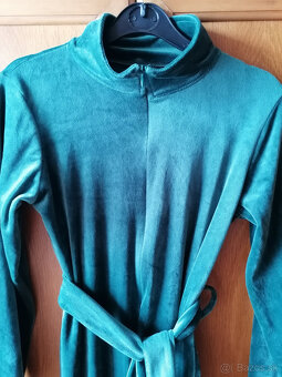 Dámsky dlhý zamatový overal - 10