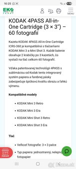 Digitálny fotoaparát Kodak Mini Shot 3 Retro - 10