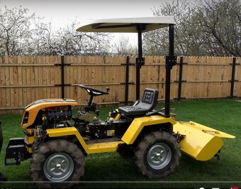 Minitraktor GARDEN T18 4x4,18HP benzín - 10