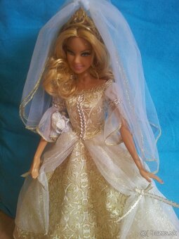 Zberatelska Barbie Basics , svadobne saty pre Barbie - 10