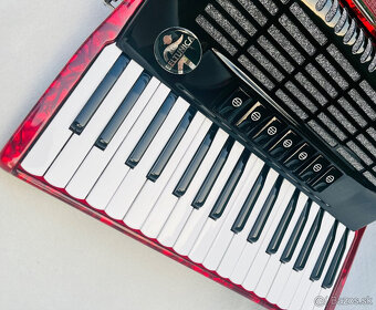 Nový akordeón BELTUNICA VIVALDI 80 basový- krásny zvuk, ľahu - 10