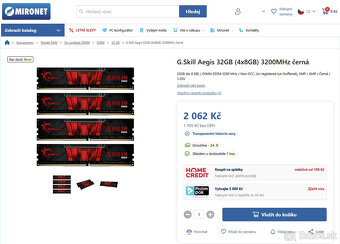 Herný základ i7-10700F, MSI B460M WIFI, 32GB DDR4, 512GB SSD - 10