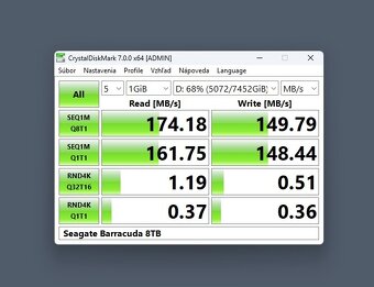 Externý HDD Barracuda 8 / 6 / 4 / 2TB - Záruka - 10