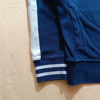 Vintage Polo Ralph Lauren modrá mikina na zips bez kapucne M - 10