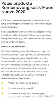Predám kočík moon nuova 2020 2 kombináciu - 10