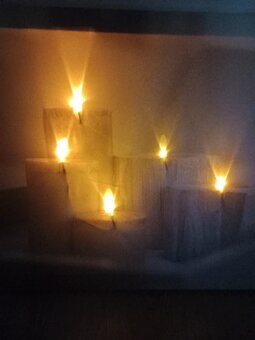 Starší svietiaci led obraz 55x35x2 cm - 10