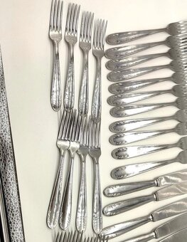 Predám postriebrený príborový set Abert – 58 ks - 10