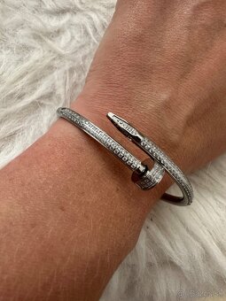 Nový Naramok klinec Cartier 18k zlato - 10