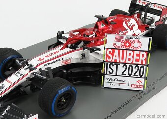 GP Č.500 TÝMU F1 SAUBER ALFA ROMEO C39 2020 RAIKKONEN SPARK - 10