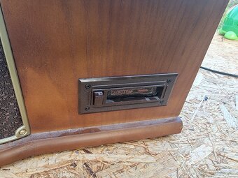 Moderné Retro Rádio ( LP Platňa, FM,MW, MC kazeta, CD, USB ) - 10