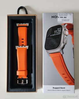 Apple Watch Ultra 2 Natural Titanium Milanese Loop + nomad - 10