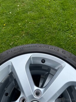 Letná sada R17 5x112, CONTINENTAL 225/45 R17 3,6mm - 10