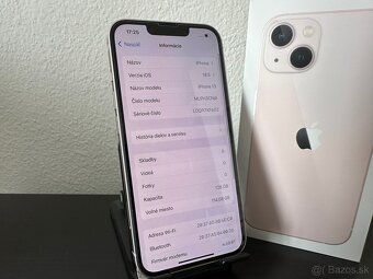 iPhone 13 Pink 100% Zdravie Batérie TOP STAV - 10