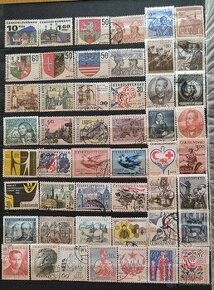Poštové znánky Československo - 500ks - 10