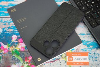 Puzdro s koženkovým vzorom pre Xiaomi / Redmi / Poco - 10