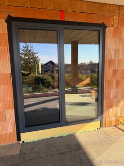 Hliníkové balkónové dvere 3sklo - 10