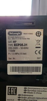 Delonghi ECP35.31+ mlynček SCG 1050BK + GRATIS príslušenstvo - 10