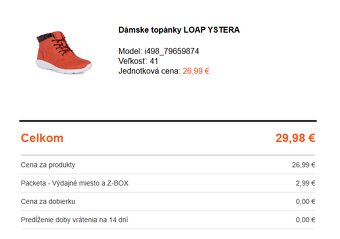 Dámske topánky jeseň - zima- jar- Loap YESTERA v. 41 nové kú - 10