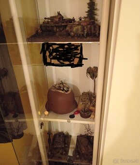 Vitrína s modelmi na predaj. - 10