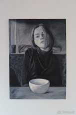 Ručne maľovaný obraz - zátišie - 10