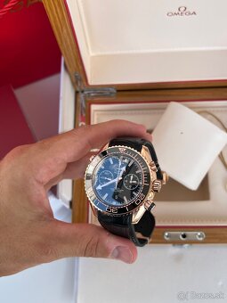 Omega Seamaster Planet Ocean Chronograph Sedna Gold 2025 - 10