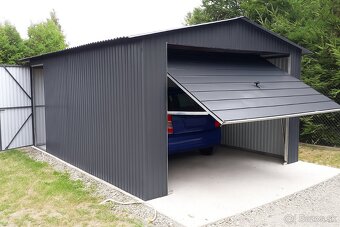 Plechová Garáž 3x5 - doprava montáž grátis po Slovensku - 10