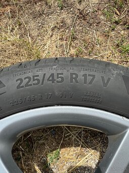 originál disky SEAT R17 – 5x100 + letné pneumatiky - 10