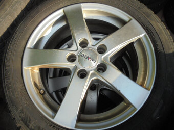Alu disky Škoda 5x100, pneu 215/45 R16 č.12d - 10