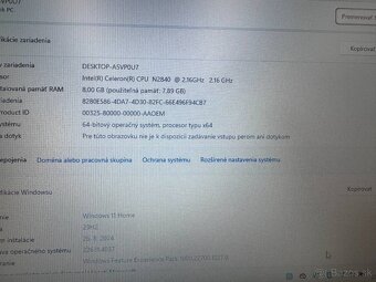 Notebook 14" HP.Intel Celeron 2x2,16GHz.8gb ram.120g SSD - 10