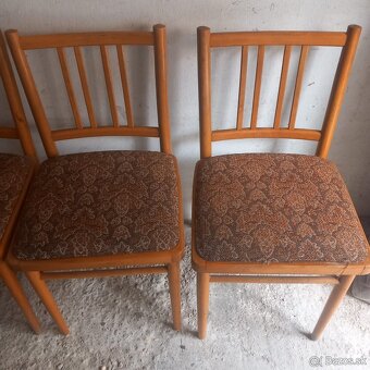 Predám skladací okrúhly jedálenský stvôl spolu stoličky - 10