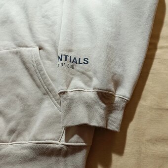 Essentials Fear of God baggy béžová mikina s kapucňou XL - 10