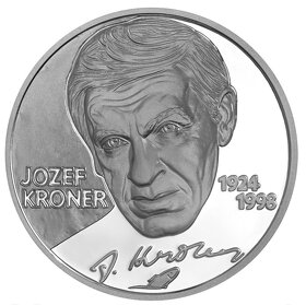 JOZEF KRONER 10 EUR PROOF MINCA + FUTBAL KNIHA + BANKOVKY - 10