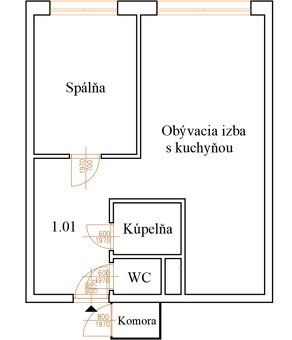 Predám 1,5 izbový byt na Terase - 10