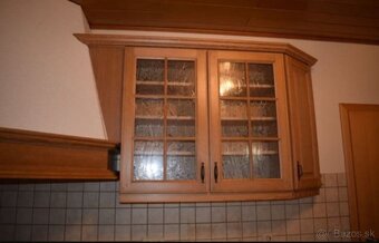 Venkovská kuchyně světlý dub masiv se spotřebiči,5567 - 10